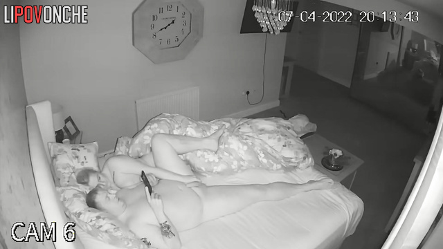 A lustful man licks his tattooed wife's shaved pussy before moving on to fucking her