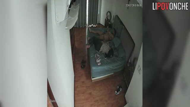 The chubby woman got tired of being bored and climbed onto her husband's cock