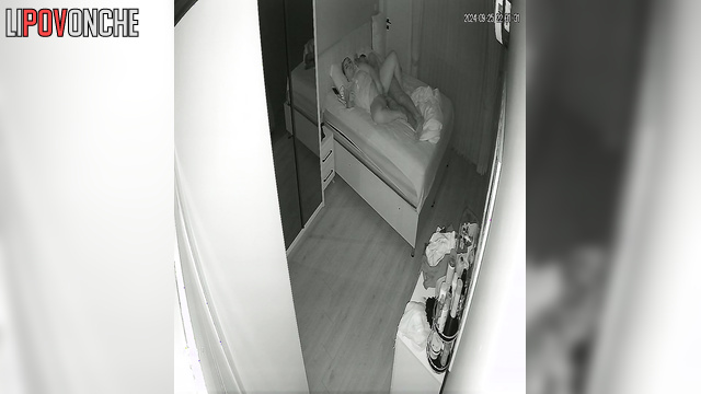 Husband gently fucks his wife from behind without distracting her from her phone