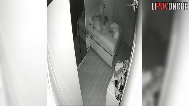 Husband gently fucks his wife from behind without distracting her from her phone
