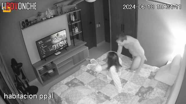 A man eagerly kisses his wife's bare buttocks and inserts his cock into her ass