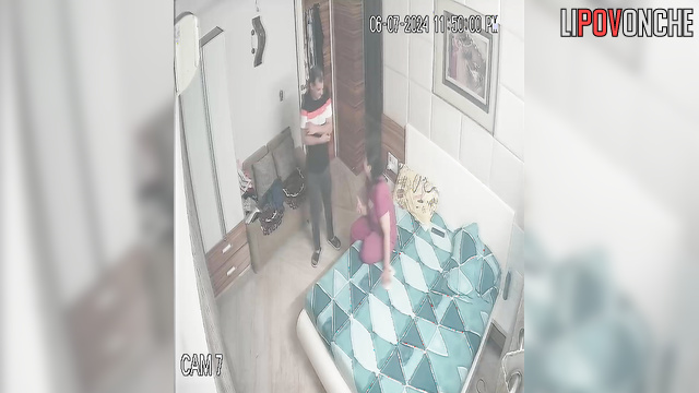A temperamental husband is crazy about his bored, chubby wife's shaved vagina