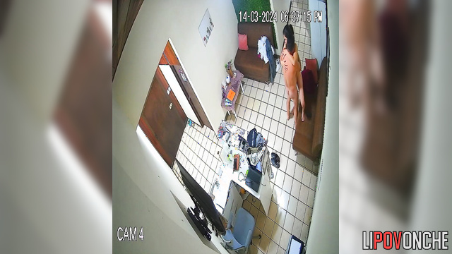 Young managers had sex standing up right in the office reception area