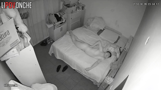 A young guy takes great pleasure in fucking his older, chubby girlfriend