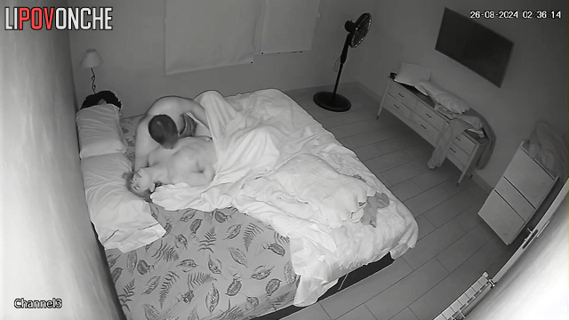 A husband brings his naked wife to orgasm with his playful fingers