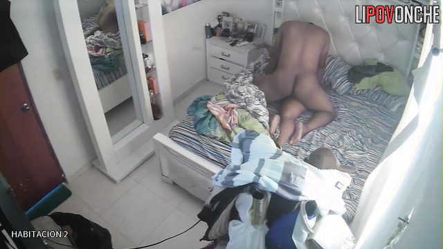 A naked, chubby ebony pulls the blanket off her husband, demanding sex from him
