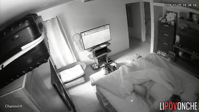 A man took a break from watching football to have hot sex with his wife