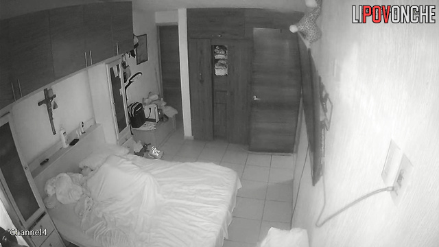 A girl entertains herself with a new vibrator while her husband is away on business