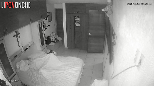 A girl entertains herself with a new vibrator while her husband is away on business
