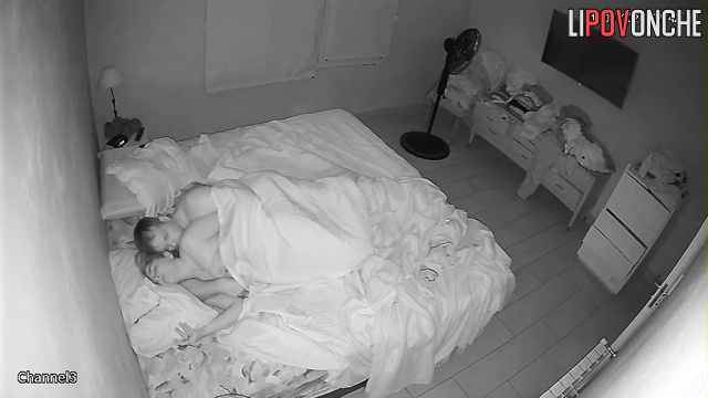An excited wife eagerly undresses her husband and sits on his cock