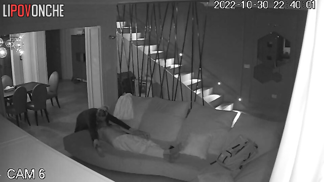 An evening massage for husband turned into active sex in the doggystyle position