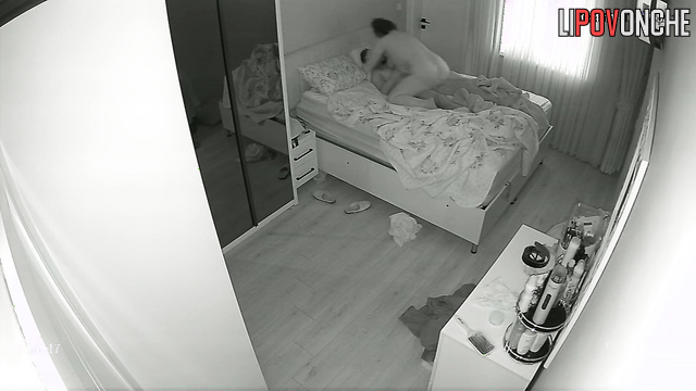 Chubby lady can't live without sex with him, spy cam