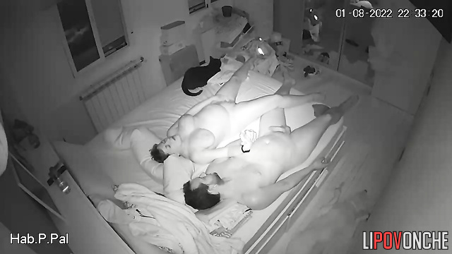 Naked woman loves to have sex during pregnancy, look