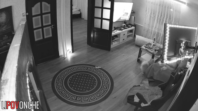 Young lady likes to masturbate when her parents leave