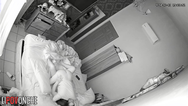 Lady gets very tired after sex with her boyfriend