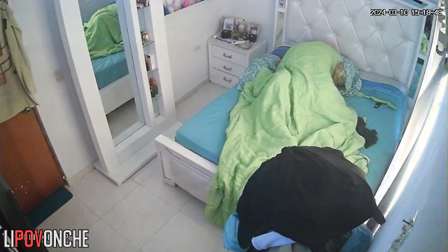 Woman gets very tired after fuck with her husband