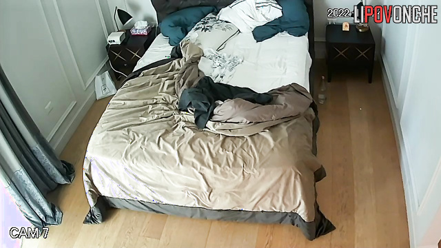 Her ex-husband installed a spying device in her room