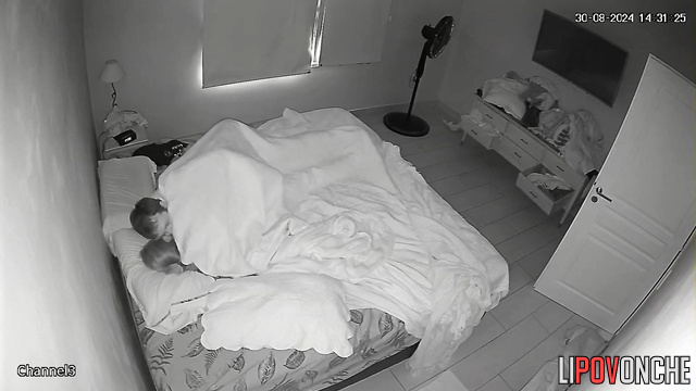 He woke her up to give her an orgasm (wife & husband)