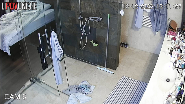 She doesn't suspect there are cameras installed in all the rooms of her flat