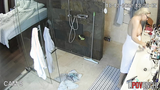 She doesn't suspect there are cameras installed in all the rooms of her flat