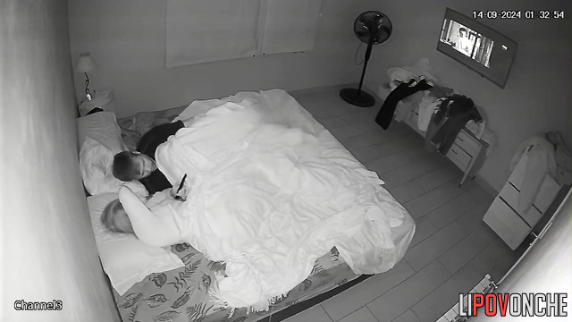 The husband entered the bedroom and rushed to lick his wife's sweet pussy