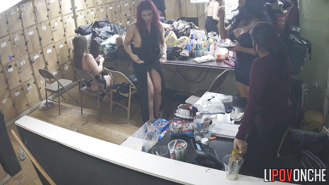 Girls of different ages prepare for the performance