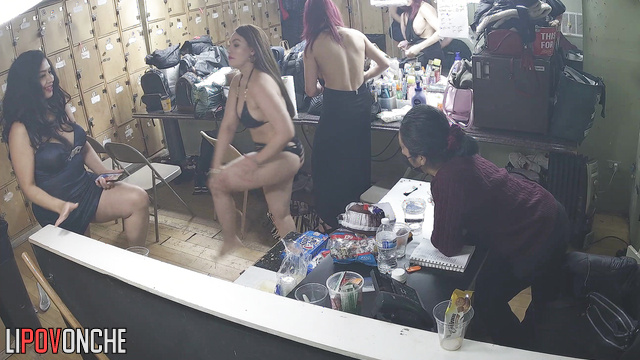 Girls of different ages prepare for the performance