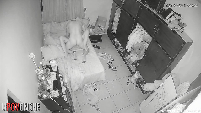 Husband takes off his pants and intensely fucks his sleepy wife in her wet pussy