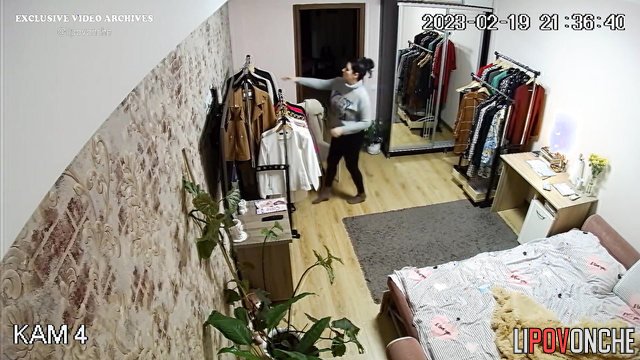 She was getting ready for work, unaware that she was being followed