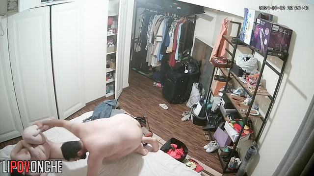 They teased each other for a long time and then fucked (chubby couple)