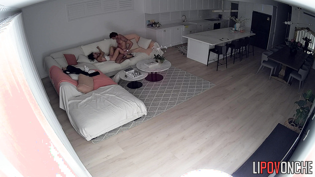 Her lingerie isn't necessary when she is with me [sex in the living room]