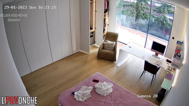 Friend installed a camera to watch her intimate life