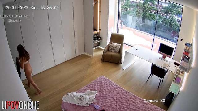 Friend installed a camera to watch her intimate life