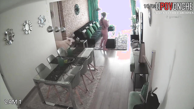 Solo scenes with curvy lday (this is her morning routine)