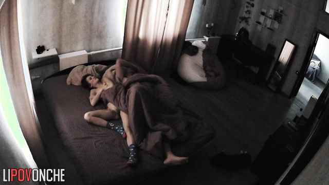 Look, strangers sleeping right now - bedroom hidden cam