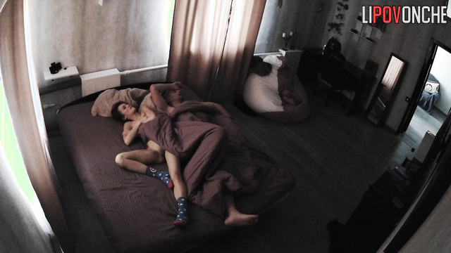Look, strangers sleeping right now - bedroom hidden cam