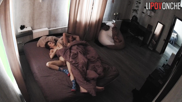 Look, strangers sleeping right now - bedroom hidden cam